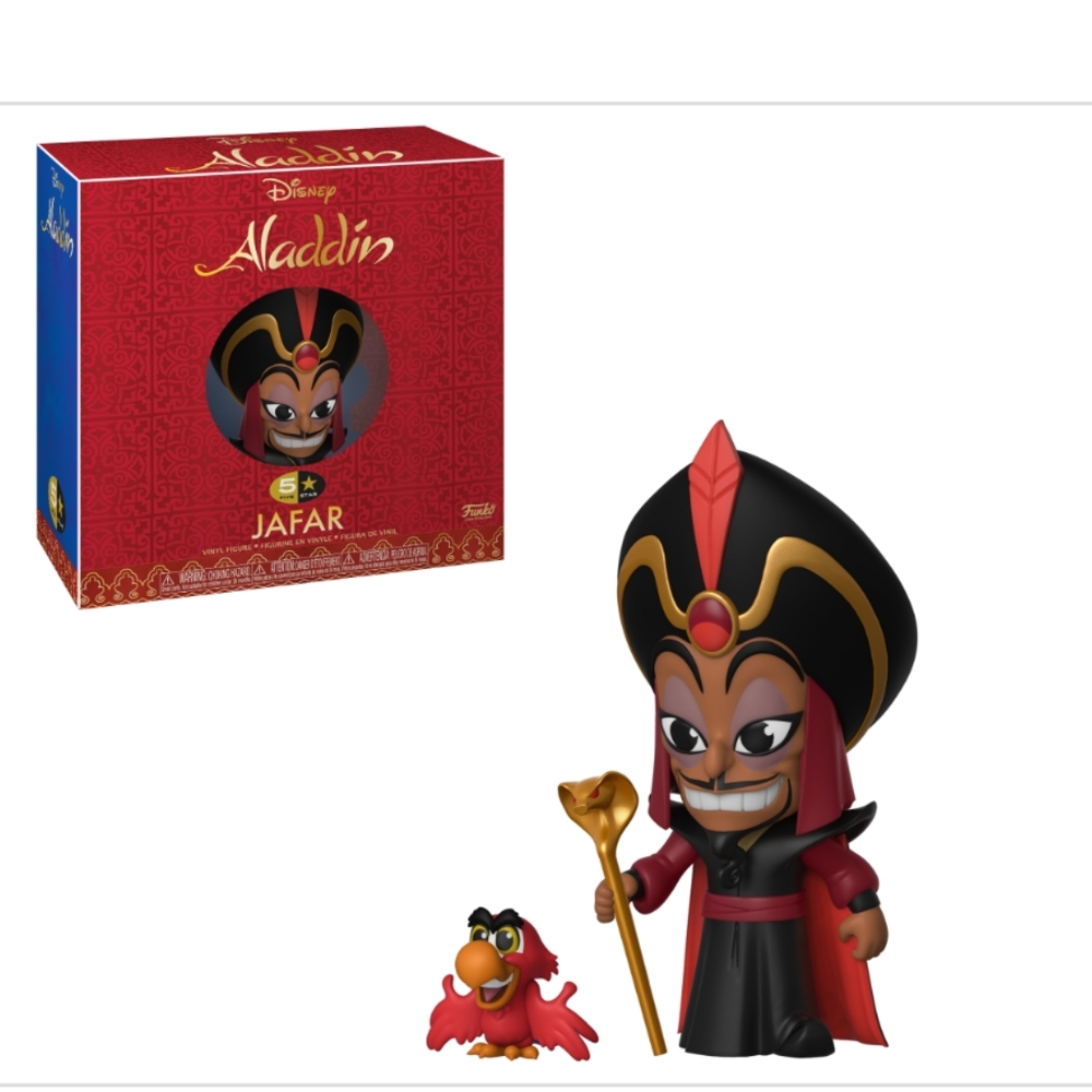 Disney Aladdin Jafar Figure with Red and Black Colors